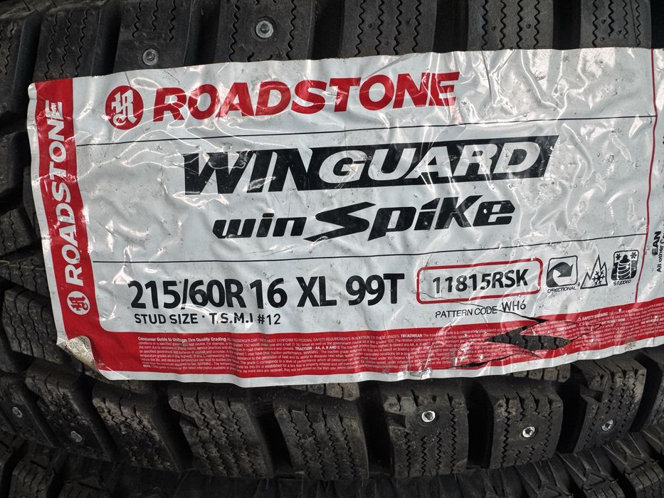 Шины новые 215/60R16 Roadstone из Кореи