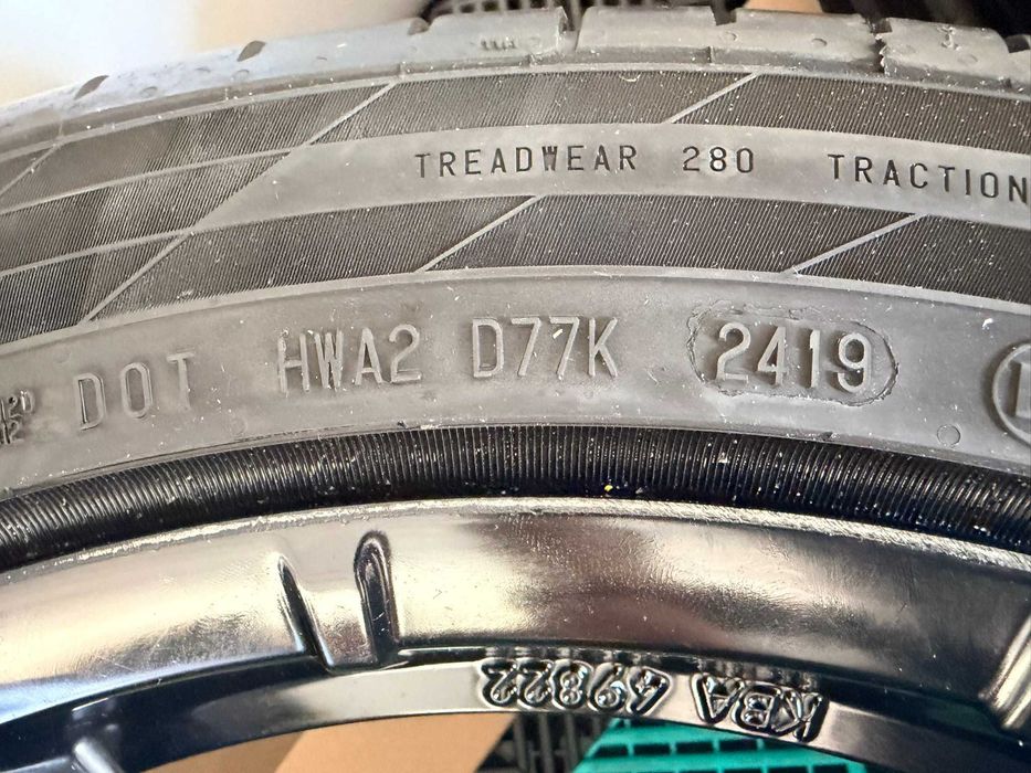 Jante cu anvelope vara 245 45 R19 Continental Sportcontact 5 dot19 7mm Bmw X3 X4 F25 F26 stare foarte buna
