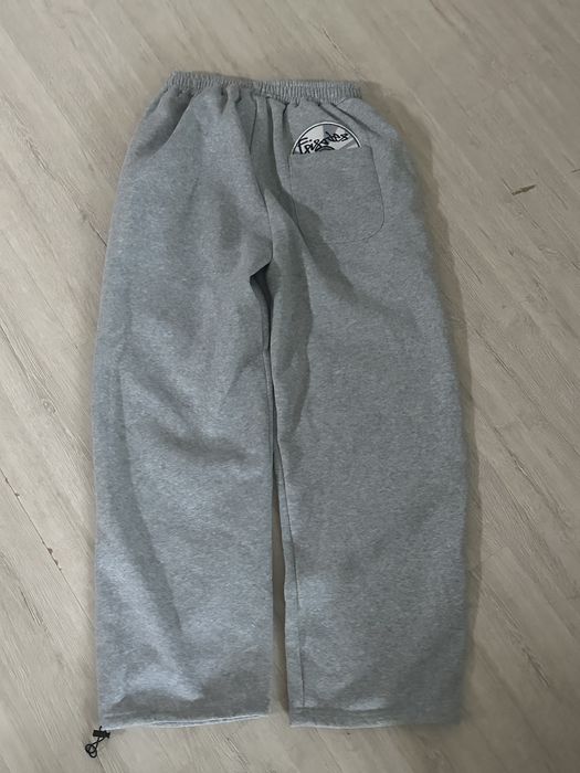 Серые широкие трико