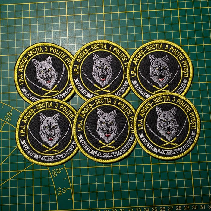 Patch-uri, embleme,personalizare prin broderie la comandă (velcro)