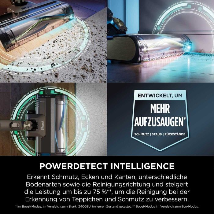 Безжична прахосмукачка Shark PowerDetect Clean&Empty,станция IP3225EUT