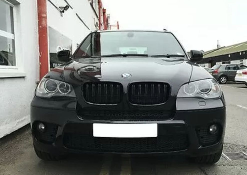 Двойни Бъбреци за BMW X5 X6 E70 E71 М бъбреци Бмв х5 х6 Черен гланц