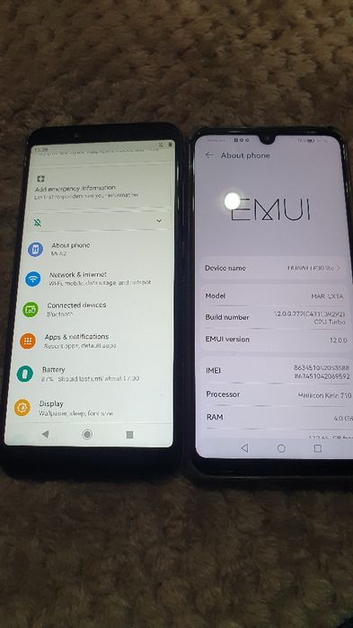 Huawei p30 lite si xiaomi mi A2 functionale.e