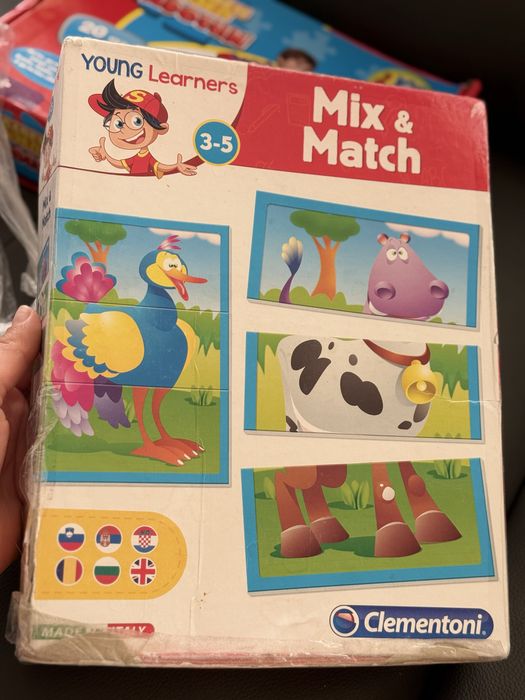 Лот пъзели и килимче за рисуване с вода