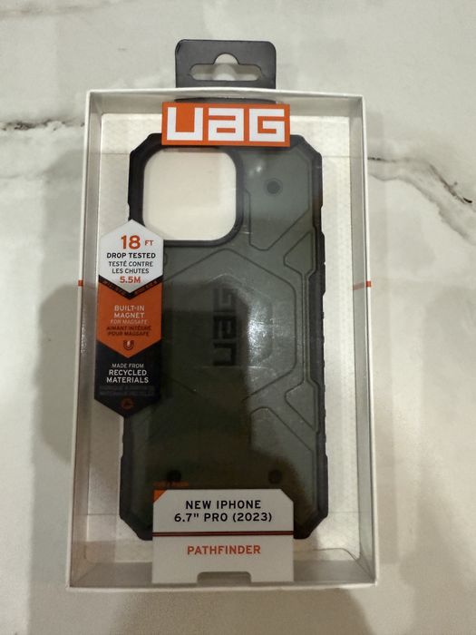 Husa originala UAG Iphone 15 Pro Max, Pathfinder Olive Drab