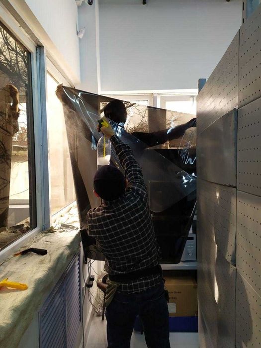 Quyoshdan binolarni himoyalovchi tonirovka. Энергосберегающие плёнки.