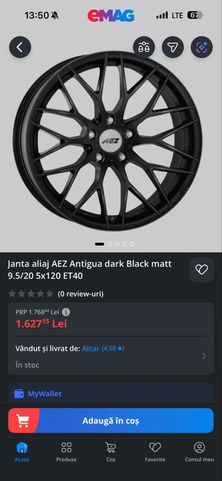 Vand jante BMW R 19 , 5x120 , Concave