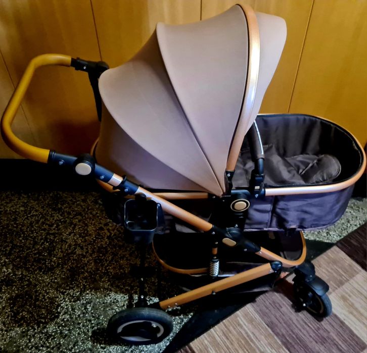 Бебешка количка + кошче за кола
