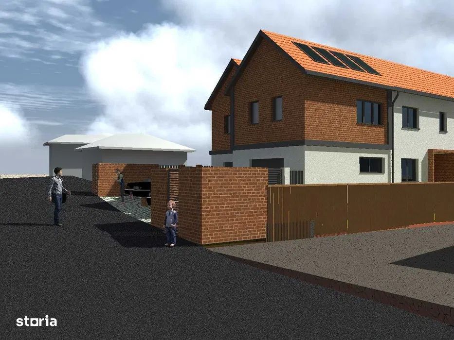 Duplex P+E, 200mp utili, 1425mp teren, NZEB, Feleacu