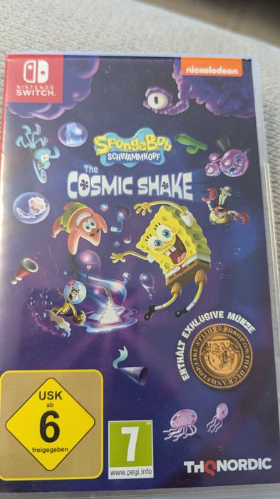 Sponge Bob Cosmic shake Nintendo switch игра за конзола Спондж боб