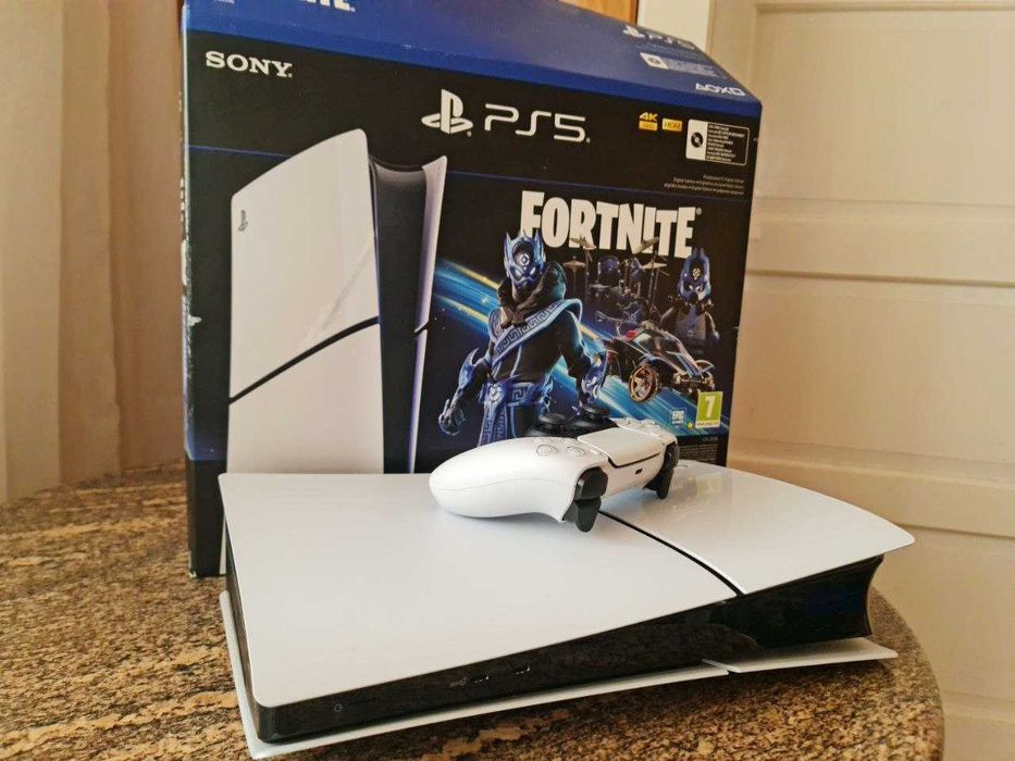 PlayStation 5 Slim Digital Edition Pachet Fortnite Ca nou, cu garanție