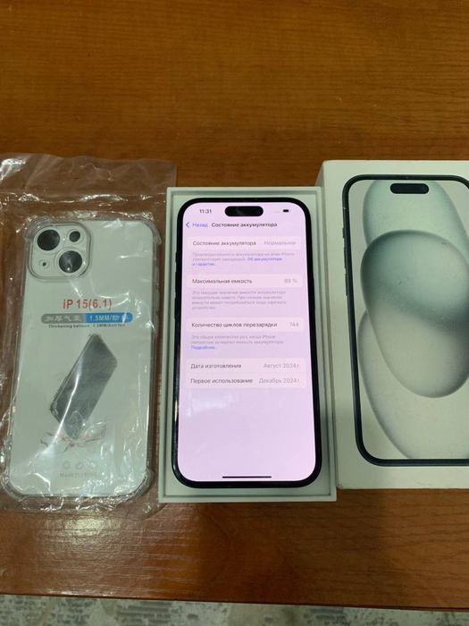 iPhone 15 128 gb кикл 745