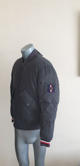 Tommy Hilfiger TH Tech Wool Mens Jacket Size S НОВО! ОРИГИНАЛ! Бомбер