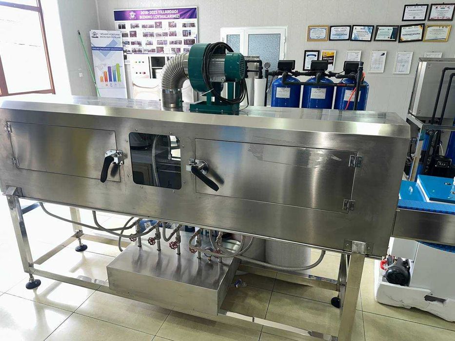 Термоусадочный туннель для этикетки ПЭТ бутылей (баклажка)