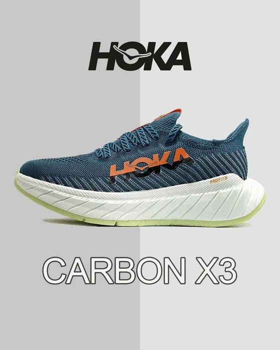 Кроссовки HOKA ONE ONE Carbon X3 с карбоном для бега и фитнеса
