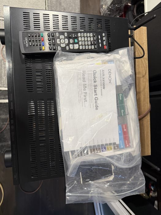 Receiver Denon AVR-X4100W,7.2,Dolby Atmos,Wifi,Bluetooth,4K,165W