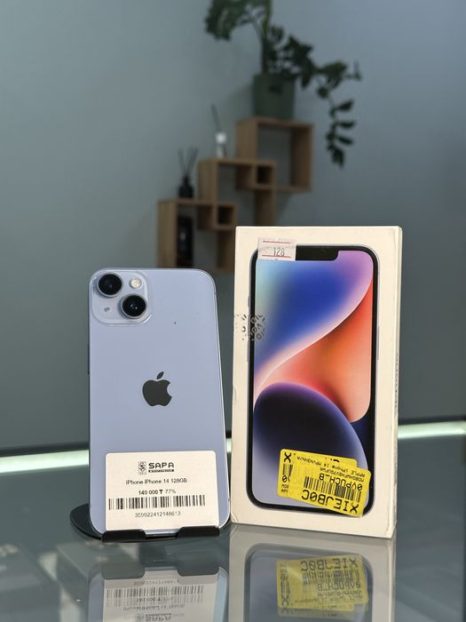 айфон 14 синий 77%