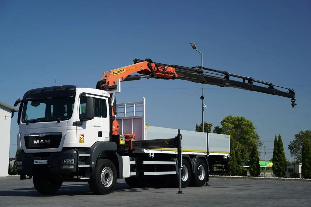 MAN TGS 26.360 / 6x4 / LIVRARE- 7 M / MACARA PALFINGER PK 26 002-EH / CAPACITATE MAX. DE RIDICARE: 7.800 KG / ROTATOR / TELECOMANDĂ /