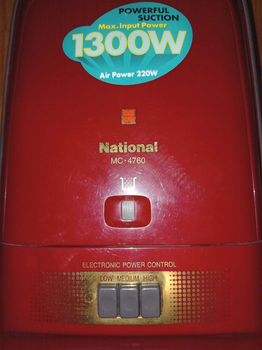 Пылесос NATIONAL MC-4760 / Made in Malaysia