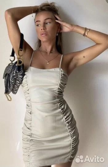 Платье zara под кожу