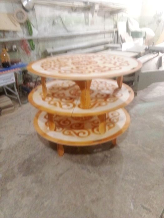 казахский стол складной