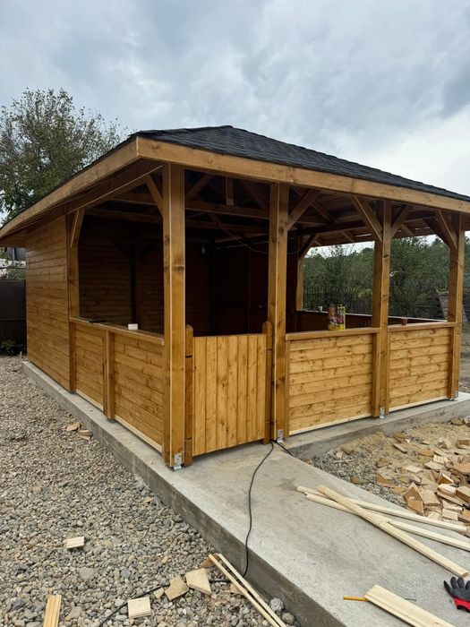 foișoare casute terase pergole etc