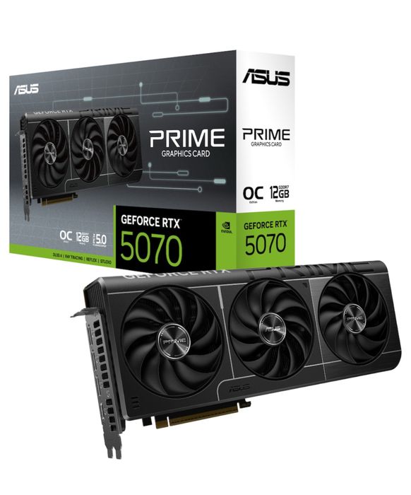 Placă video ASUS PRIME GeForce RTX 5070 OC Edition - Garantie