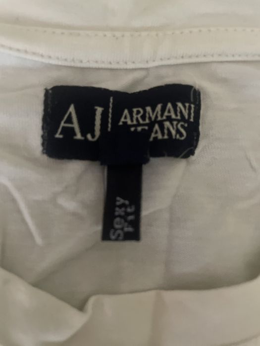 Тениска S размер, цвят слонова кост маркова