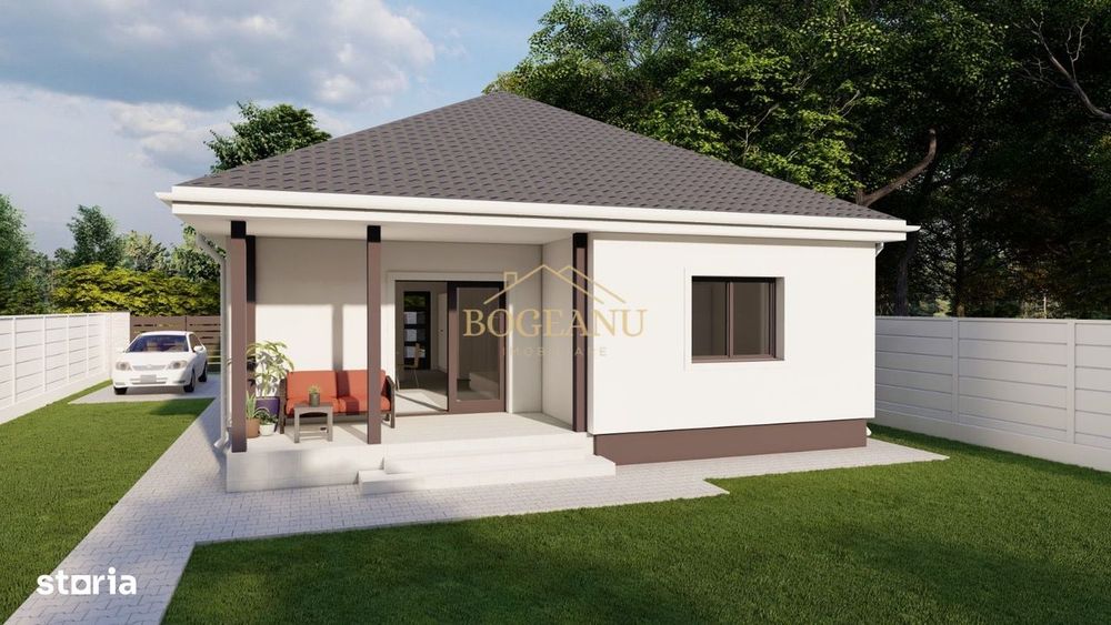BG124-Teren cu Aut.Constr Proiect Casa parter 614 mp