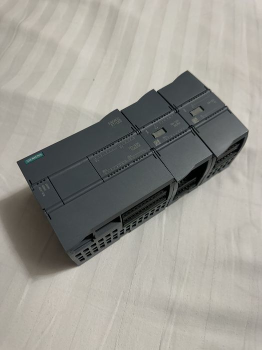 Set PLC Siemens Simatic S7-1200 - CPU 1214C + module extensie SM1223 și SM1231 TC