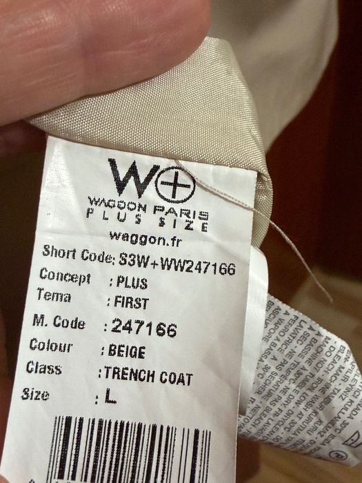 Продавам бежов дамски тренчкот от Wagon.