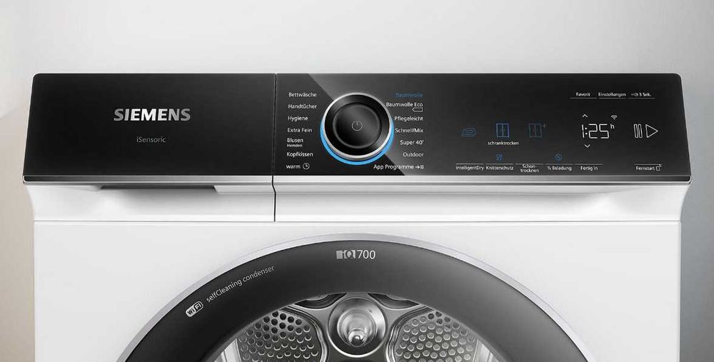 Сушилня с термопомпа Siemens IQ700 9кг (клас А + + +) с Гаранция !