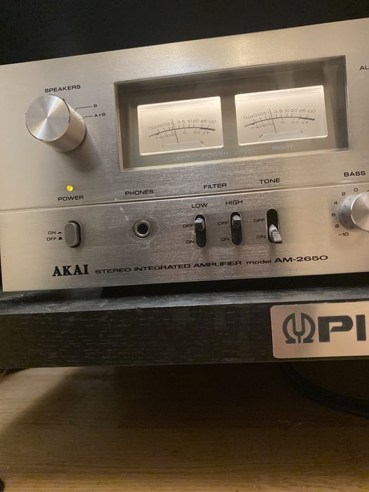 Amplificator Akai AM 2650 si yamaha ns1000-M