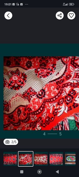 Cuvertura pat tradiționala țesută 2 fețe