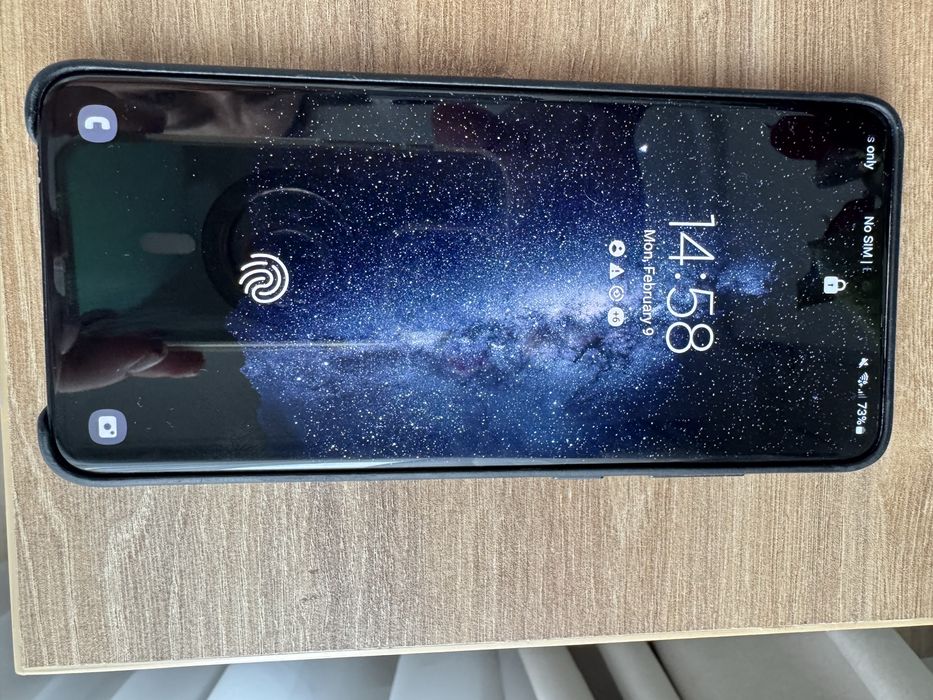 Telefon Samsung Galaxy S20 Plus 5G Black cu husa din piele