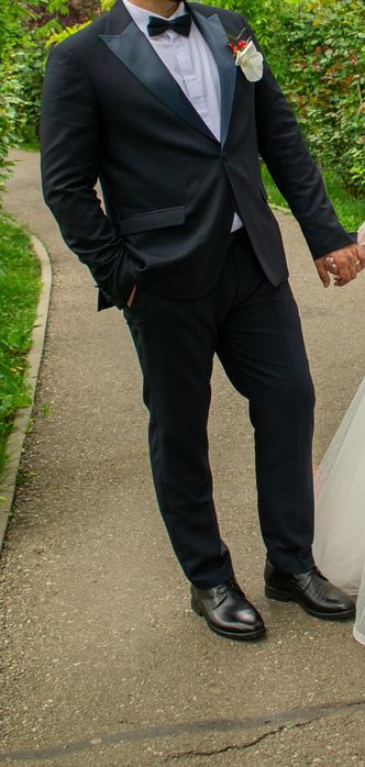 Costum Mire/Gala Premium (3 piese) - Bleumarin - Mărime 60 (XL-XXL)