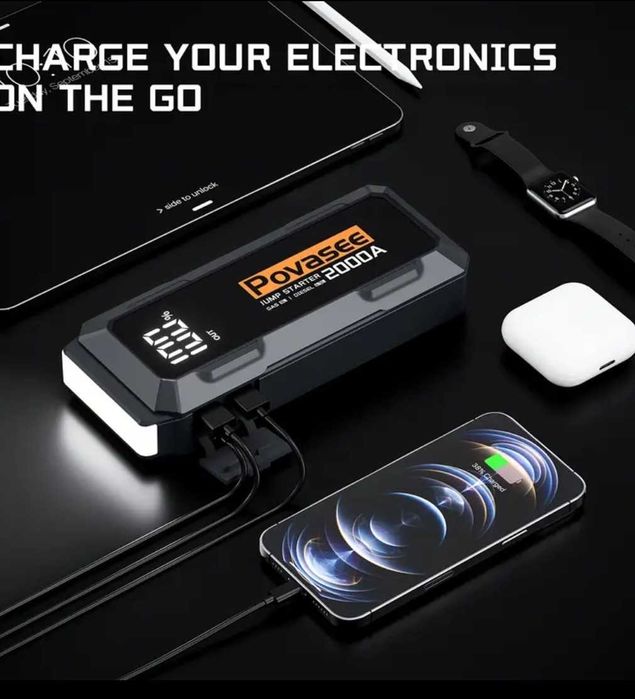 Стартер за акумулатор Jump Starter 12v за автомобил-ван-джип-бус