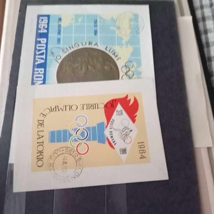 Timbre Romania +Colite+plicuri prima zi