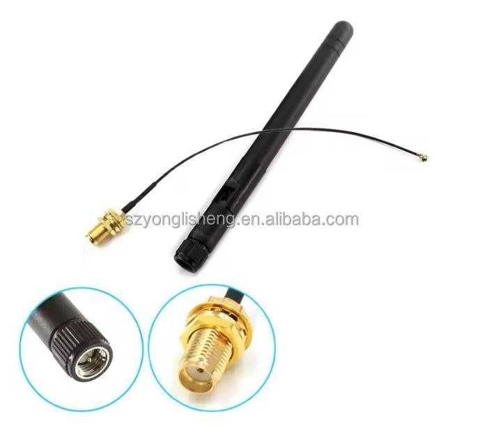 2dBi Wi-Fi Антенна 2,4 ГГц RP-SMA штекер + 15 см I-P-E-X-1-RP-SMA