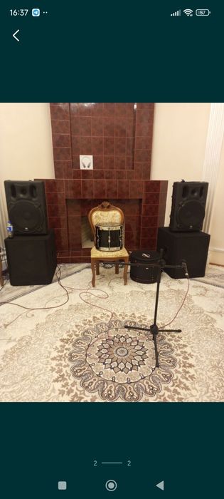 To'y uchun ovoz apparati komplekti