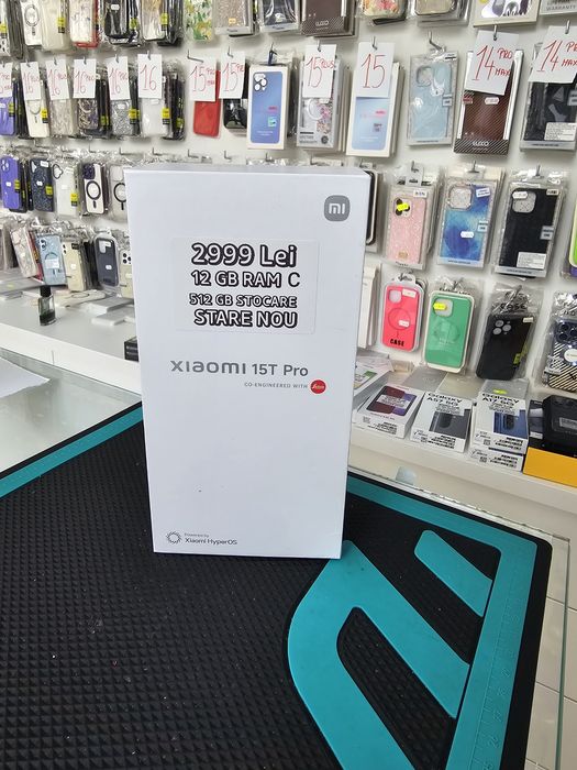 Xiaomi 15T Pro, 12/512 GB, Sigilat, Garanție