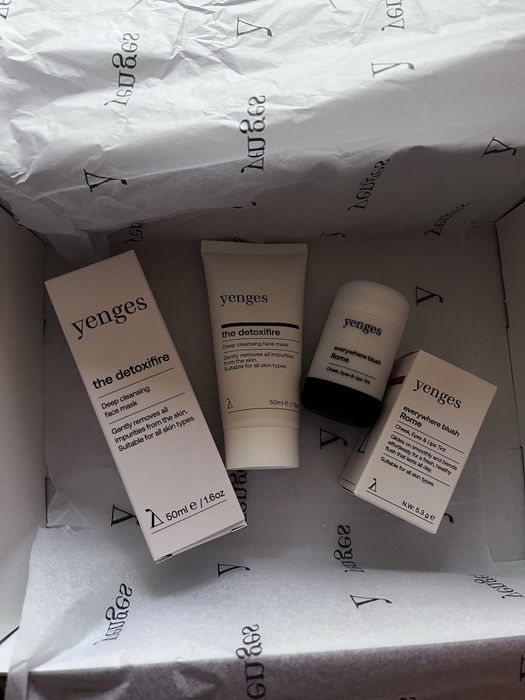 Yenges козметика – детокс маска + мултифункционален руж