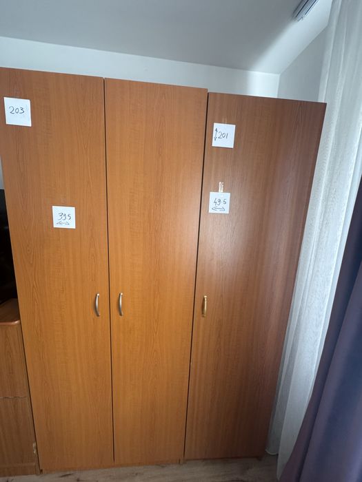 Mobila dormitor cu pat si birou