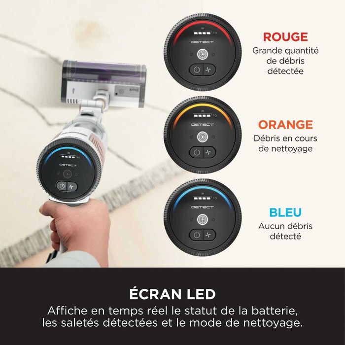 Вертикална прахосмукачка Shark Detect Clean & Empty (IW3612EU) 240W