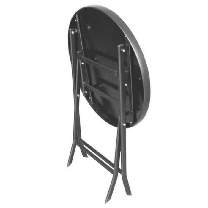 Macи Muhler 60xH74cm, стъклен плот/Маса Muhler D60xH74cm, сгъваема