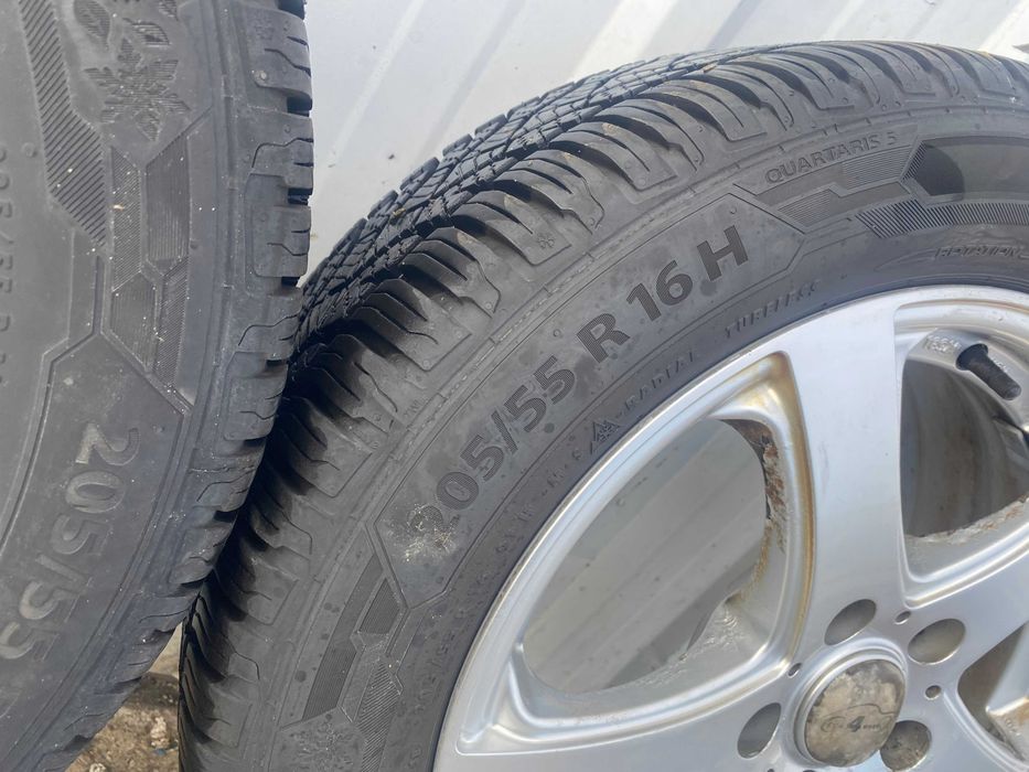 Jante Aliaj cu Anvelope Iarna Impecabile 205/55/16 Renault Megane