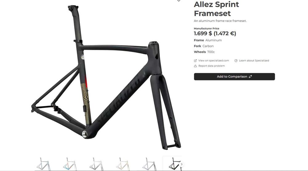 Шосеен велосипед Specialized Allez Sprint - XL размер