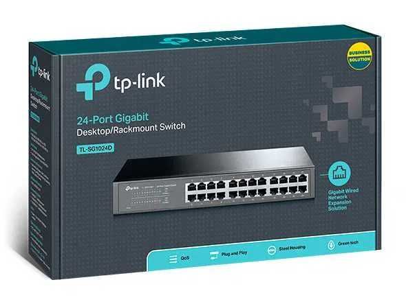 24 портовый гигабитный switch TP-Link TL-SG1024D