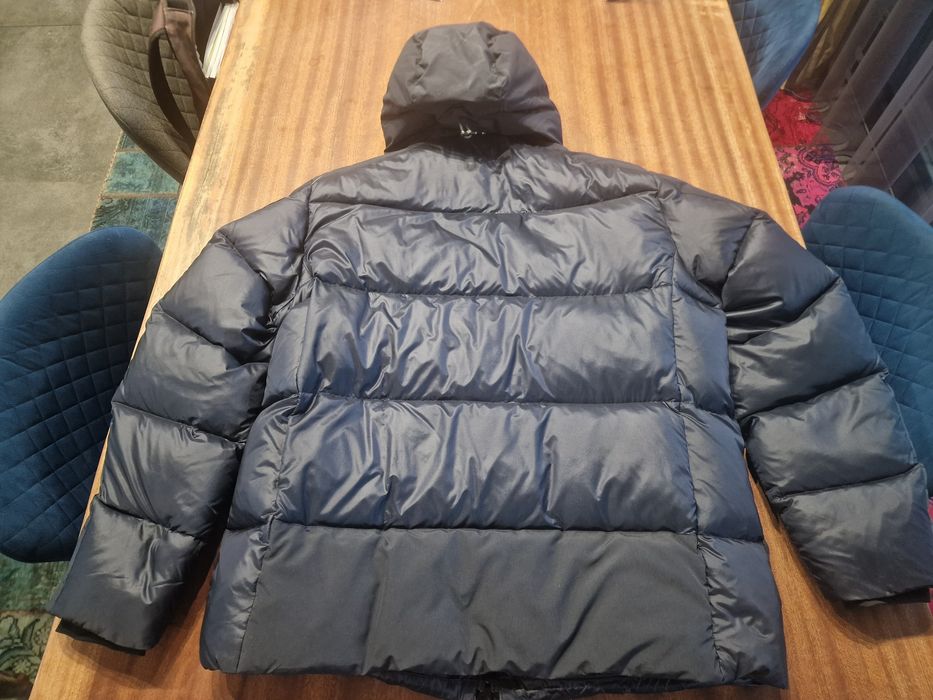 НАМАЛЕНО!!! Тъмно синьо пухено яке BOSS