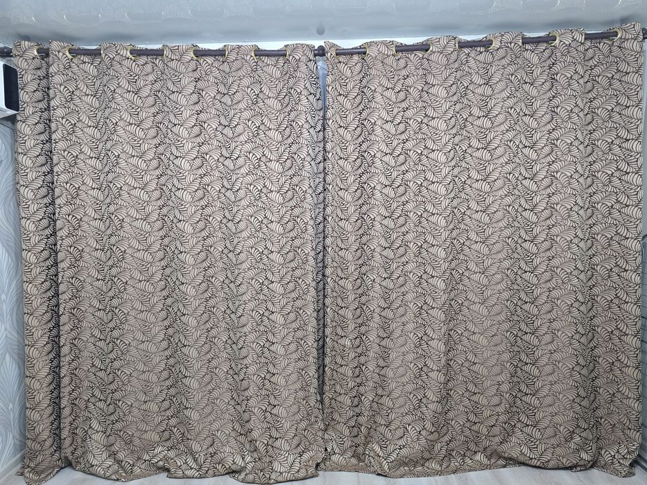 Гардина  шторами